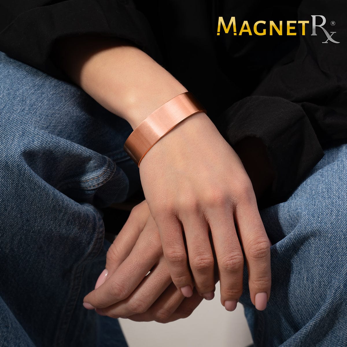 Mega Strength Magnetic Therapy Bracelet Wide Copper Cuff
