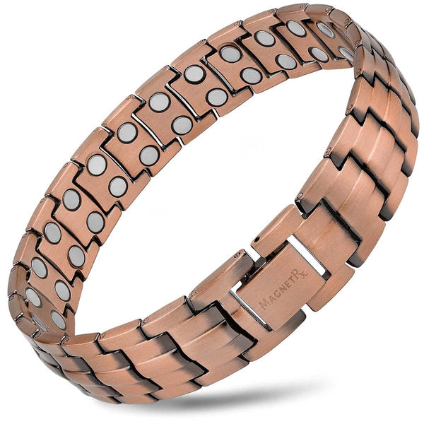 1pc Womens Pure Copper Magnetic Bracelet Cuff Bracelets With Ultra Strength  Magnets Adjustable Rope Inlay Style Detox Lymphatic Drainage Earth Therapy  | Today's Best Daily Deals | Temu