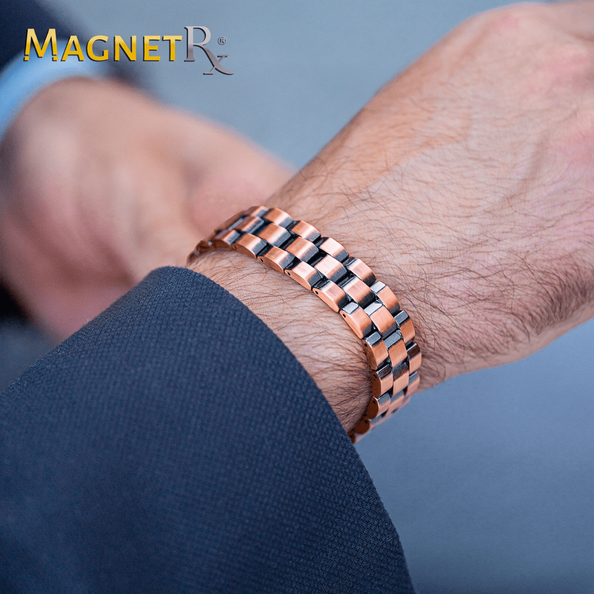 Ultra Strength Pure Copper Magnetic Therapy Bracelet (President)