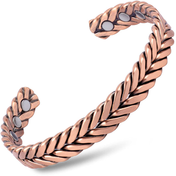 Pure Copper Magnetic Therapy Bracelet – Kingsman Jewelry