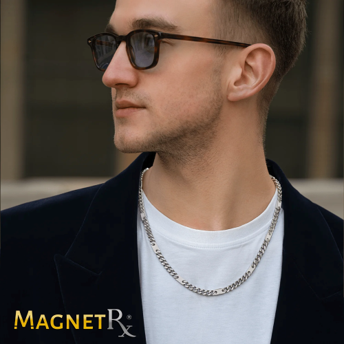 Therapy Necklace Stainless Steel Curb Chain