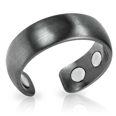 Magnetic Therapy Ring (Gunmetal Gray)